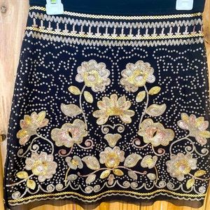Gorgeous Sequin Embroidered Skirt.